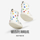 
SEVEN ONLY OLINE second-generation rainbow bean shark children's rain boots girls anti-slip infant baby rain boots girls water shoes blue 15 0 inner length 15cm [foot length about 14.5 wear]