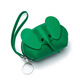GLORZD [Capa de la capa superior real] Boletía de cupón de elefante de bebé Bolsa Hembra Bolsa Male Bag Capper Lipstick Bolsa de almacenamiento Bolsa de moneda de Goose Amarillo