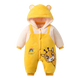 Modale Babykleidung mit verdicktem Samt im Herbst und Winter Red Neugeborenen Baby-Onesie im Jahr des Drachen Vollmond-Outing-Kleidung Winterkleidung