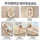 Cuna de la historia de cumpleaños Math Spray Mating Mat de pendiente recién nacida 0-3 años de edad Bionic Anti-Shock Artifact Single Bed + Slope Mat + Toy Stand-Mi Xiaoxiongg