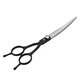 Tanizaki pet grooming scissors dog hair tool set 7-inch trimming scissors curved scissors Teddy cat and dog pet scissors #6-inch split dental scissors