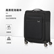 新秀丽（Samsonite）行李箱20英寸拉杆箱大容软箱飞机轮旅行箱包KE0黑色登机箱