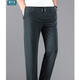 
BiaOKINGPAUL/BiaOKINGPAUL/DiaOKINGPAUL Summer Men’s Four-sided Stretch Loose Straight-Tight Pants [Modal 9885-Ink Gray] M [Waist circumference 2.2-2.3 feet 105-120Jin [Jin equals 0.5 kg]]