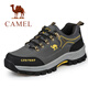 Clearance und Größe Kamelschuhe Herumn Outdoor Sports Casual Shoes Herren wasserdichte und gleitende Wanderschuhe Ledergrau 14088 42