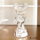 
Star Bear Creative Desktop Furniture Gifts and Recreation Room Decoration Artificial Imitation Crystal Wealth ornaments Birthday Gift Golden (Random Base) Height 679