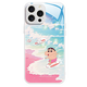 Мичиган (MSMF) Новый Huawei Mobile Phore Case Panda Crayon Shin Shin Siler Silicone мягкая края из закаленного стеклянного стеклянного твердого оболочки с полной крышкой
