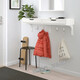 Mexueer Alais with drawer shelf white storage rack storage rack wall hanging storage rack 119*29 shelf 119*29