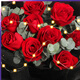 Aili Flowers 99 roses for girlfriend, wife, birthday flowers, date flowers, proposal, confession gift, flower shop delivery, 11 red roses bouquet (guaranteed compensation if not fresh)