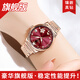 LONGAINA Swiss official certified original watch women's mechanical watch fashion trend simple temperament famous brand waterproof women's watch L6169 elegant white/steel belt 32mm