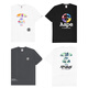 AAPA AAPE AAPE AAPE Camiseta de manga corta Man y una camisa de base impresa de camuflaje de algodón puro de primavera y mujer de cuello redondo de cuello redondo [Jin equivale a 0,5 kg]