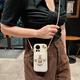 Luo Luou Huawei nova13 mobile phone case crossbody lanyard shell nova13Pro chain strap MIS-AL00 silicone shell protective case oblique cross-card bag anti-fall full-pack soft shell women's model [White-diamond bear card bag model] + crossbody lanyard + screen protector Huawei nova13