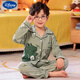 
Disney children's pajamas boys spring and autumn long sleeves pure cotton thin little boy cartoon Spider-Man dinosaur home suit Lapel G1047# Ultraman Feitian 10 size [suggested height 105-115cm]