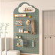 Yiya entrance hole board custom-made storage rack wooden display storage wall cloud storage rack wall hanging hanger color and shape customized per square meter (excluding accessories) cream white cloud