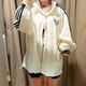 
Adidas (adidas) jacket women's summer sportswear loose stand collar woven casual jacket cardigan top JI9768 Hanyu white L