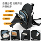 
Back to back sports crossbody bag LM shoulder bag for men with large capacity travel waterproofing function simple casual men's chest bag X1048 black