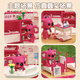 BALSON Kinderhaus spielen Spielzeug Girl Little Doctor Dressing Handheld Medical Box Simulation Szene Bus Geburtstag Geschenk