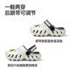 Balabala 2025 zapatillas para niños nuevas, casa de verano, calzadas para niños sin deslizamiento para hombres para hombres, suela suave de la playa liviana para hombres, longitud de playa, gris 31 longitud interior de 20 cm (200) adecuado para la longitud del pie de 20 cm