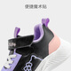 HELLOKITTY children's shoes girls sneakers children's autumn shock-absorbing running shoes girls light casual white shoes 6913 black powder 31