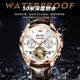 Top 10 des montres certifiées suisses pour les hommes montres mécaniques entièrement automatiques pour hommes pour les montres pour hommes pour les montres masculines haut de gamme lumineuses et étanches pour l'opine 3291 Rose blanche, lettres gratuite, garantie à vie