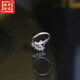 ZHIMO 925 silver zircon ring fallen angel tanzanite sugar tower ring 618 event entrance 6#