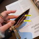 
Glorzd ultra-thin zipper coin wallet small wallet women's short premium bank card card bag coin bag driver's license leather case coffee color