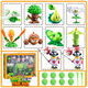 
Rongdafeng's new genuine plant vs. zombie set playing cards zombie doll children's cartoon animation toy gift box 686-164:7 packages (5 plants 2 zombies)