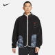 Nike (Nike) Jacket Men's Spring 2025 CNY Dragon Year Limited New Tres-Hook Imitation Lamb Stand Collar Sports Clothing FZ6194-010 Negro L