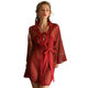 Sexy emotional transparent Retro Bauchband Phoenix Sexy Hanfu Uniform Pyjama Pure Passion Set Zimt rot + Bauchband One Size (80120)