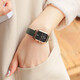 
Emporio Armani watch ladies small square watch full of stars European and American watches fashionable small green watch quartz watch Valentine's Day gift for girlfriend AR11149 [Peacock green/small square watch]