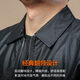 Ji Yan men's motorcycle jacket 2025 new leather jacket hottest business lapel spring and autumn thick leather jacket men's handsome black XL