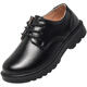 Shepherd Cow Boys' Leather Shoes Black Genuine Leather Spring and Autumn Style Soft-soled Children's British Style Lace-up Primary School Performance Shoes for Middle and Large Children Classic Lace-up Upgraded First-Layer Cowhide Size 36 Size/Shoe Inner Length 22.7cm
