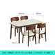 Lin's home slate dining table, antique style square table, home desk, small apartment, new table and chair, ideal home UD1R