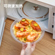 Disposable plates made in Tokyo, food grade thickened and high temperature resistant household camping picnic plates, diameter 19cm*40 pieces