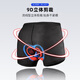 Rogtyo Ciclismo Uneos para hombres y mujeres Ciclismo de ciclismo Silicona Choque absorbente de asiento ASEJO Aprendible Pantalones de bicicleta de secado rápido Pantalones cortos de bicicleta de montaña 9D Modelo de silicona actualizado M