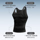 Mocseled meat-hiding artifact men's tummy control vest anti-bump tight body shaper summer ice silk tummy control waist corset 2 pieces enhanced discount pack black + black 3XL (weight 175-200Jin Jin is equal to 0.5 kg)