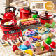 
Toys Agents Team Children's Mini Kitchen Playing House Cooking Toys Induction Cooker 3-6 Years Old Cherry Children's Day Gift