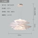 Lámparas de araña de restaurante creativas Nordic Romantic Flores Bar Lámpara Ins Estilo de la sala Niña Lámpara de dormitorio cálido 9272 Candeliers White 35 cm Fuente de luz E27 E27