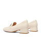 Belle Pendler -Slipper Frauen Schafe Leder geprägt von einzelnen Schuhen BZ520CA3 Beige 37