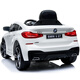 WORK BABY children's electric car BMW four-wheel drive authorized baby remote control four-wheel car children's toy car can sit on one-year-old gift, standard white dual-wheel drive + remote control self-driving