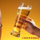 Lu Xuju Beer Coke Cup Bar Personalized Glass Home Thickened Craft Beer Cup Internet Celebrity Creative Small Waist Wheat Cup 555ml 6 pcs