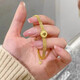 Gu Hao Shuibibei Jewelry Showroom New Gold 999 Retro Queen Redonde