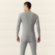 Three-gun autumn clothes and autumn trousers for men, pure cotton thermal underwear, round neck cotton sweater pants, men's inner layering suit