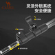 
Camel (CAMEL) hiking pole cane outdoor hiking and hiking light portable telescopic multifunctional hiking equipment aluminum alloy crutch 174BABP671 gray, carbon aluminum straight handle telescopic 210g uniform size