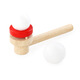 Yuanqi Children's Fun Wooden Ball Ball Ball Training Training Langage Development Resilient Rehabilitation Children's Suspending Ball Ball Oral Training Disvice Macaron Ball Ball Green (avec 2 balles)