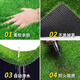 Qingya lawn simulation carpet artificial fake turf outdoor bedding kindergarten green artificial floor mat plastic grass decoration 3 cm encrypted version (1 meter wide x 15 meters long)