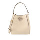 Tang Li Baiqi TB Damenbeutel Frauenhandtasche Eimer Bag McGraw-Serie Modetrendy One-Shoulder Crossbody Tasche Geschenke für Freundinnen Geschenke für den chinesischen Valentinstag Käse weiße kleine Fliesen 74956 724