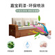 玉猫实木沙发床中式两用沙发床客厅多功能双人折叠床1.8米中式罗汉床 松木款胡桃色+坐垫+靠枕+抱枕*3 展开长度150cm( 送货上门包安装)