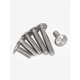 Bingneng 304 stainless steel round head one-way S slot machine screw anti-theft screw S-shaped screw one-word guardrail special bolt M4*16 15 pcs