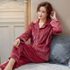 Yalu Koralle Velvet Pyjamas für Frauen im Herbst und Winter plus samt verdickte warme Insel Samtanzug Winter Flanell -Hauskleidung 9215 Erdbeer -Strickjacken Pyjamas M (80 100jin [Jin gleich 0,5 kg])