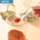 Salt spoon 1g salt control spoon 2g 1g ceramic coffee spoon seasoning small spoon gram baby spoon household seasoning spoon kitchen 3 extra small seasoning spoons